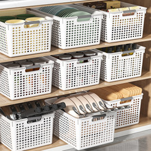 收纳箱家用衣柜整理杂物玩具零食桌面长方形收纳篮学生衣服整理盒