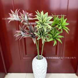 3头4头5头百合竹酒店家居软装造景假植物森系婚礼布置仿真绿植