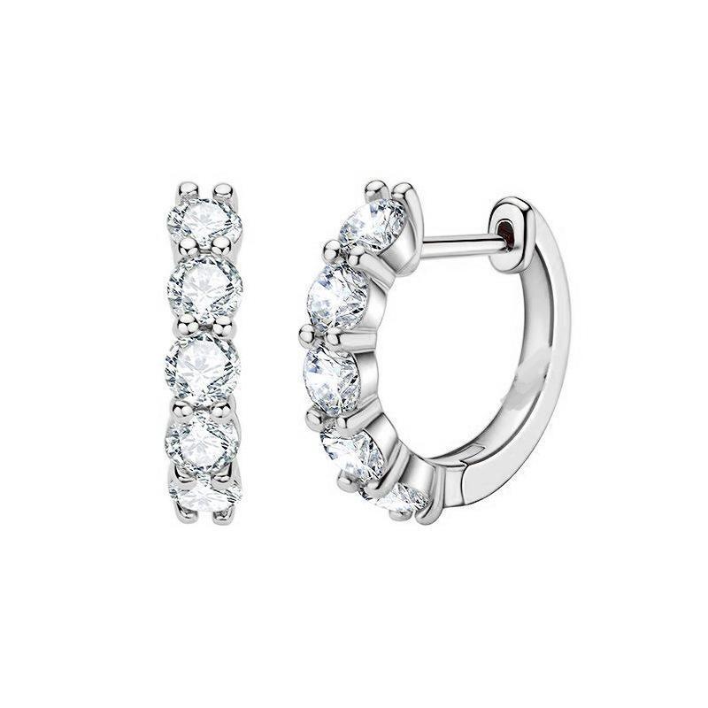 Silver earrings