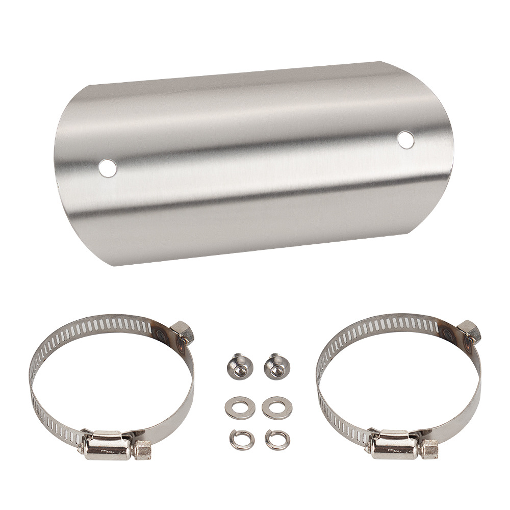Motorcycle Accessories Exhaust Pipe Modified Heat Shield Cover Sc Electroplated Blue Middle Heat Shield Bend Pipe Heat Shield Universal
