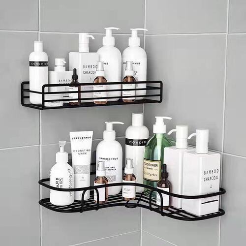 K9HX wholesale bathroom toilet triangle shelf corner wall-mounted punch-free iron kitchen toilet wall