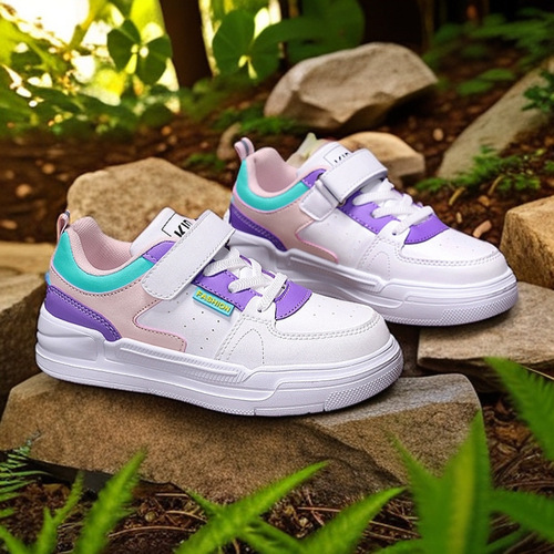 Children's shoes in spring and autumn, new girls 'shoes, low-cut leather and all-match, middle-aged and middle-aged boys' sports skateboarding shoes