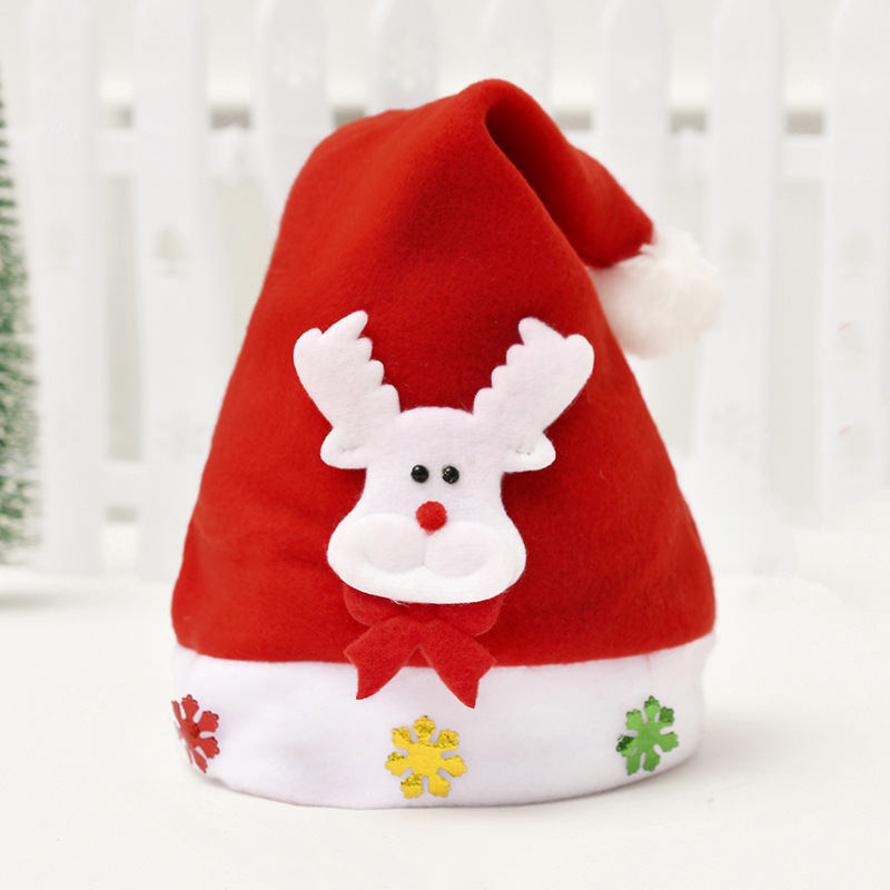 Navidad sombrero decoraciones adulto Santa Claus sombrero rojo niños Navidad sombrero Navidad decoraciones regalos