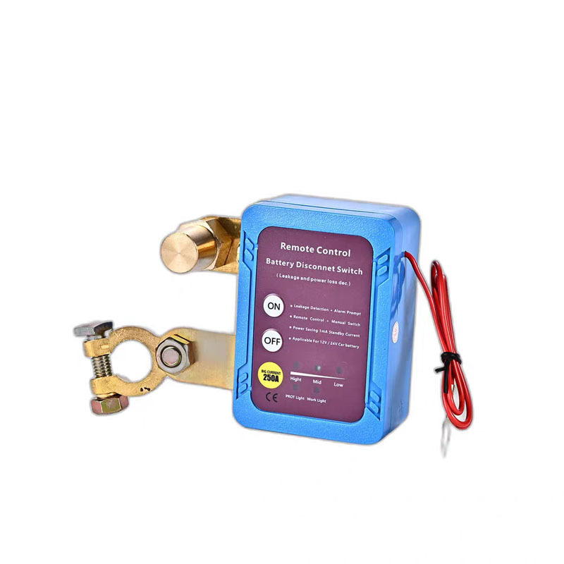 汽车电瓶断电开关继电器12V24V通用防漏电遥控断电开关自动断电|undefined