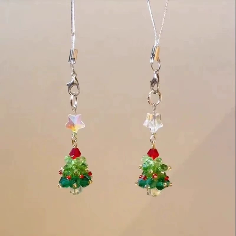 Green pendant, beaded bracelet, mobile phone, strap, keychain, accessory