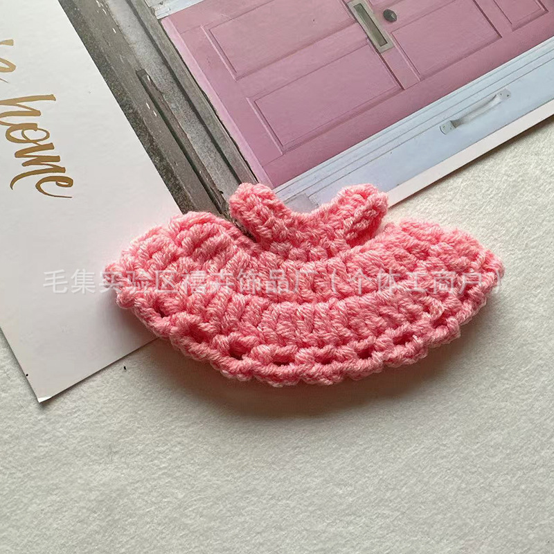 卡通公仔掌门狗裙子衣服换装毛线钩织毛衣DIY手作辅料配件饰品裙|undefined