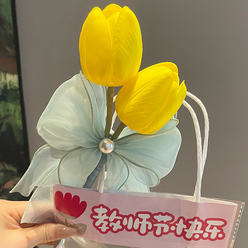 教师节送女老师实用礼物圆珠笔高档花束礼物高颜值玫瑰花签字笔|undefined