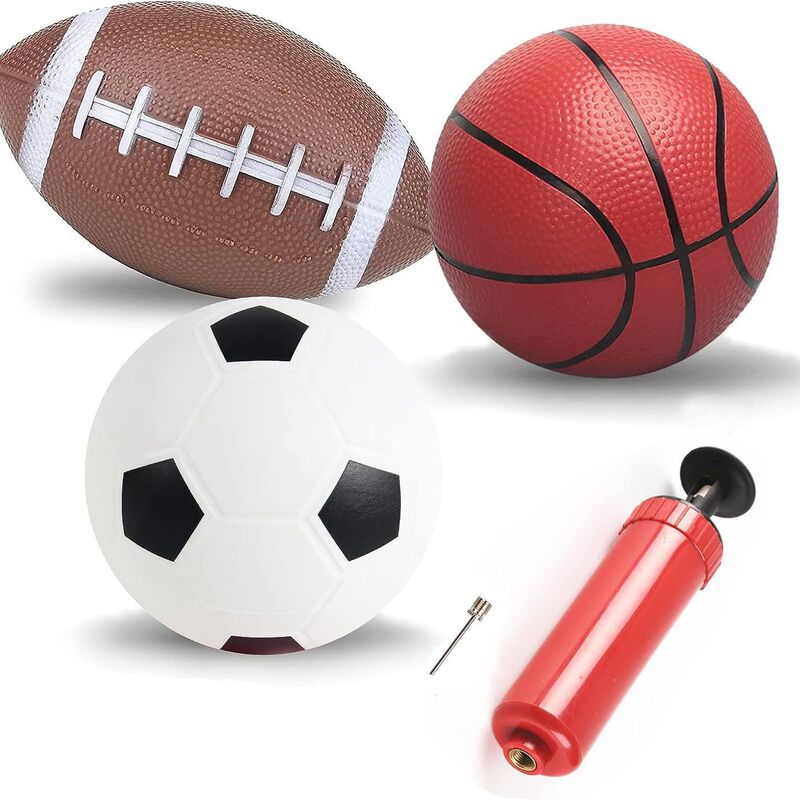 16cm Football Basketball Rugby Pvc Inflatable Ball Three-Piece Set Pat Ball Kindergarten Baby Inflatable Toy Ball 16cm Football Basketball Rugby Pvc Inflatable Ball Three-Piece Set Pat Ball Kindergarten Baby Inflatable Toy Ball