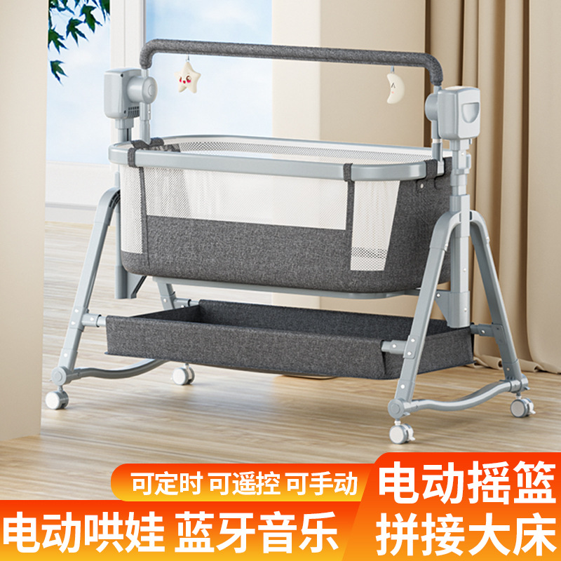 Manufacturer of Baby Cribs, Electric Baby Beds, Cradle Swing Beds, Newborn Smart Soothing Baby Sleep Basket Beds