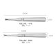 in stock Stainless Steel Dead Leather Fork Nail Tool Full Sanding Dead Skin Push Deep V-shaped Exfoliating and Barbed V-shaped Leather Fork