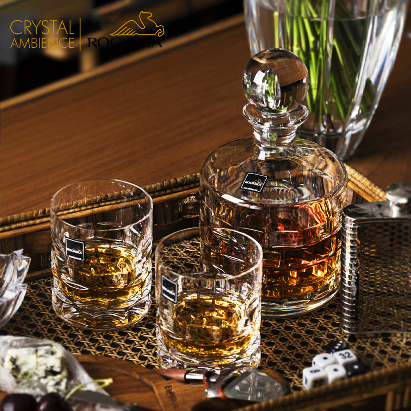 欧洲大牌ROGASKA进口水晶威士忌酒杯洋酒杯酒具套装多功能盛酒器