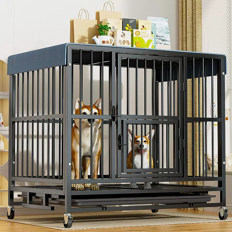 狗笼子中型大型犬室内带厕所边牧宠物笼小型狗狗拉布拉多金毛狗笼