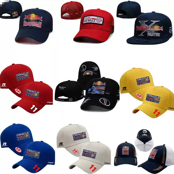 F1 Red Bull Racing Cap 2025 Season New RedBull Baseball Curved Eaves Hat Car Machine Off-road Running