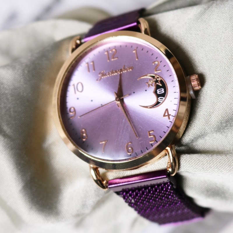 Fashion Moon Buckle Quartz Women's Watches display picture 3