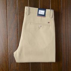 規格品の大きいブランドのトミーのハイエンドの春夏の四季の男性のタイプのビジネスのまっすぐな筒の輸入の長いズボンのゆったりしているカジュアルなズボンの男性