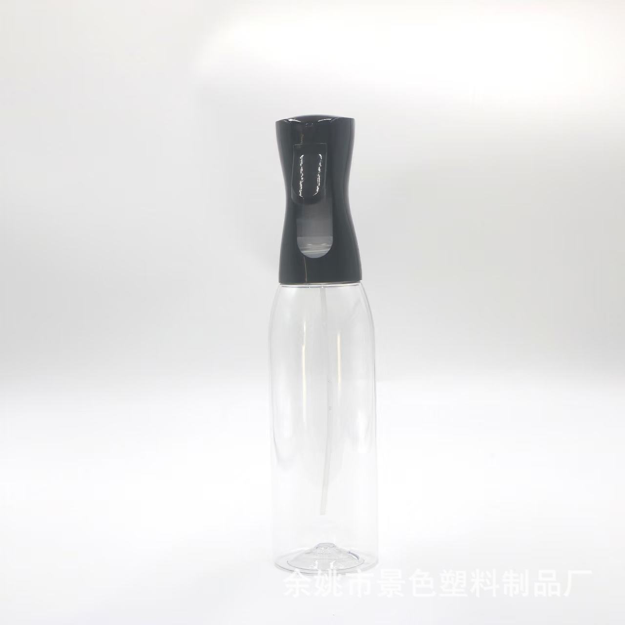 500ml  검정색 헤드와 투명한 병  PP