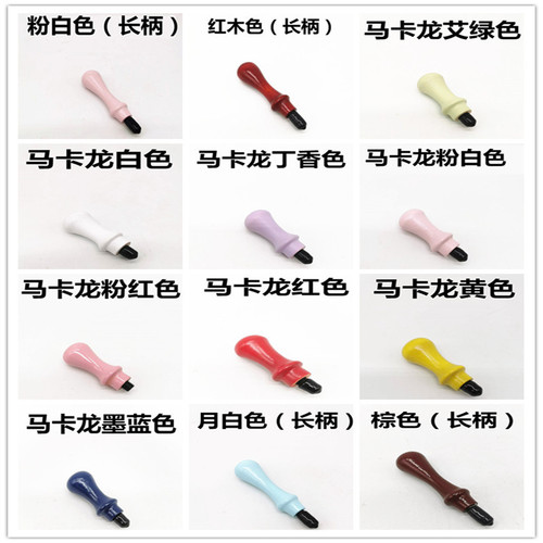 Fire paint seal wooden handle fire paint furnace solid wood stove set tool retro envelope fire paint wax particle spoon
