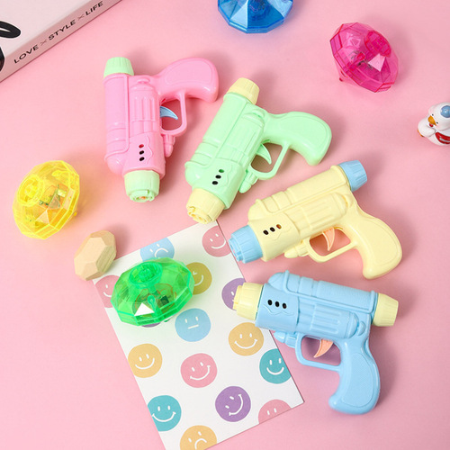 Luminous Pistol Gyro Night Market Hot Selling Toys Kids Creative Creative Gifts Prizes Street Stall Supply Hot Selling Wholesale