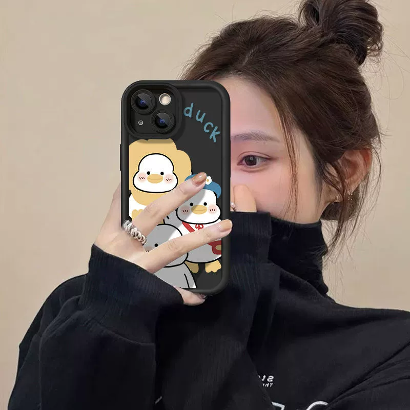 B.Duck, Apple, мультяшный чехол для iPhone 17 Pro, 17 Pro Max, 15, защита от падений