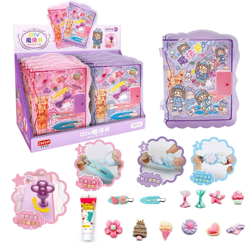 Children's family cream magic storage system, storage box, jewelry, materials set, handmade
