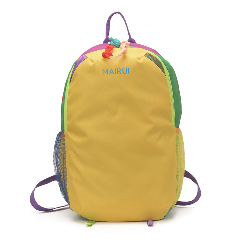 Mochila de dopamina de color contraste para niños y niñas, mochila escolar de gran capacidad, nuevo paquete de montaña infantil transfronterizo