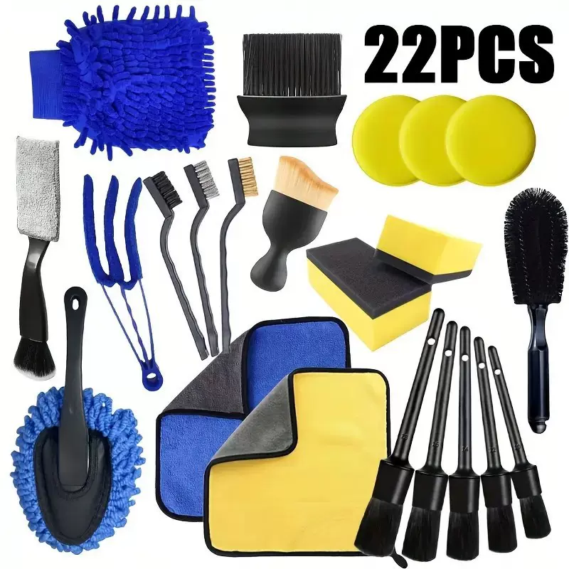 车载内饰扫灰尘除尘刷子软毛刷洗车工具键盘缝隙汽车出风口清洁刷