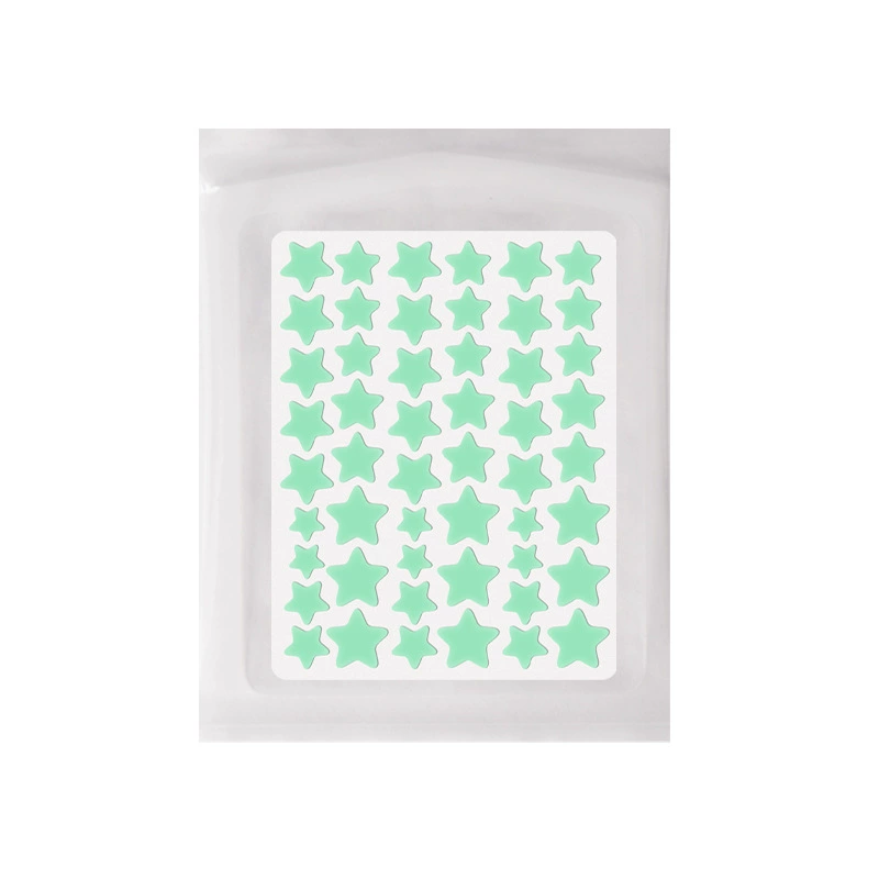Подложки Acne Patch Genuine — наклейки для акне Hydrocolloid звезды, 40–51 шт, цветной консилер