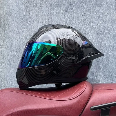 spoiler, Bluetooth slot, safety features, Dəbilqə (Kaska) aksesuarları - m-carbon-fiber-color