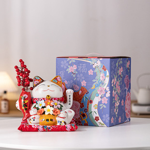 Waiving Luckcat Decoration Opening small size Shop Cashier Front Desk Home Living Room Decoration Housewarming New Home Gift