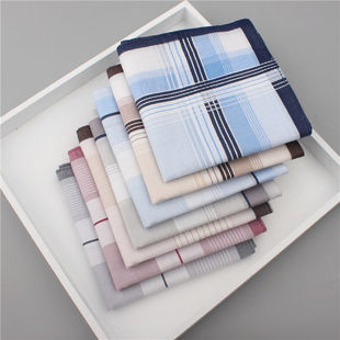 Men's Handkerchief, Women's Handkerchief, Sweat-Wiping Handkerchief, Square Scarf, Old-Fashioned Thin Handkerchief, Weiyan