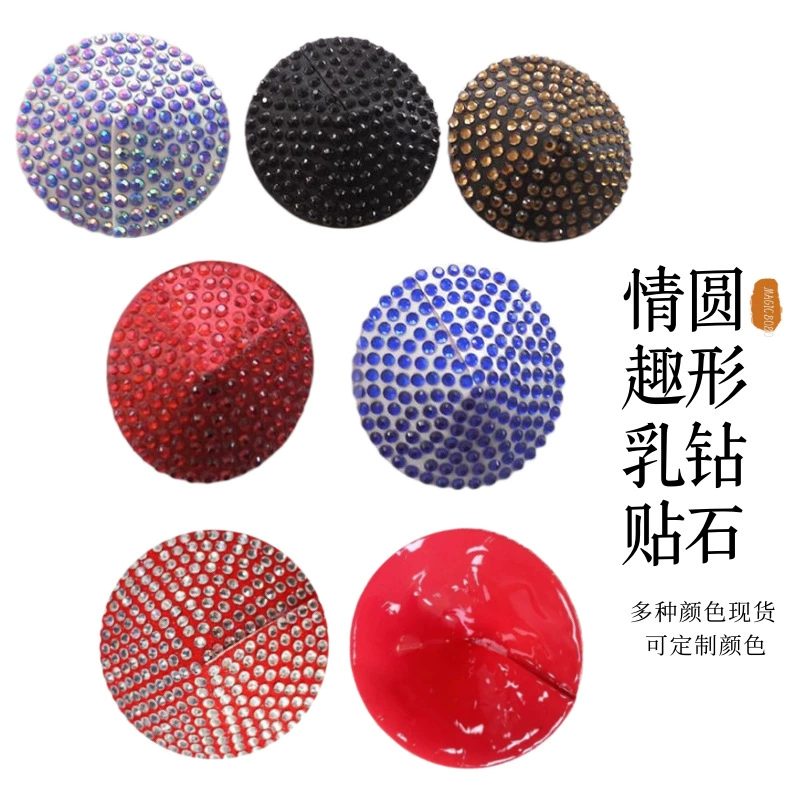 Fashon Diamond sexyNipple Cover Мода сверкающий бриллиант круглый секс сосок наклейки на груди