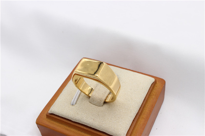 12, 7, 8 Ring Size Simple Style Classic Style Geometric Titanium Steel Men's Rings