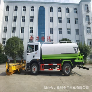 城市道路应急除雪车除雪刷可卸式除雪车雪滚市政环卫冲洗洒水车