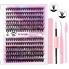 30D+40D+pink double-headed adhesive + tweezers + single-headed brush