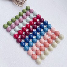 日系ins半圆树脂配件  纯色气质圆点半丸diy手工耳钉耳环饰品材料