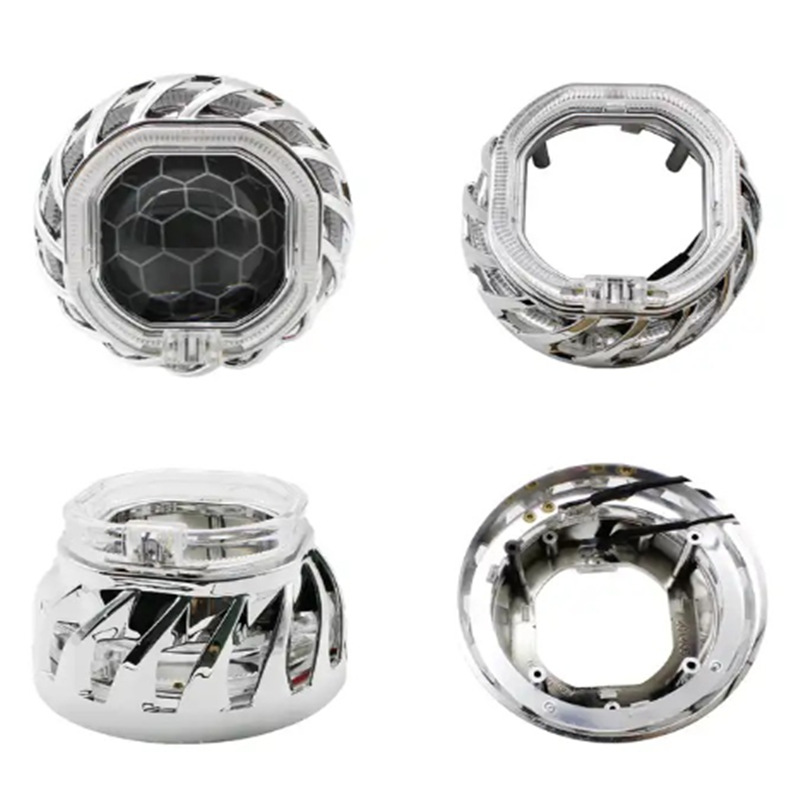 Nueva guía de luz cuadrada 2.5 rueda de aire caliente HID lente de doble luz conjunto general