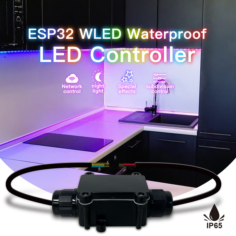 Gleed WLED Waterproof Controller ESP32 RGB IC Magic Color DIY Light Effect 100 IP65