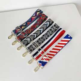 批发3.8cm肩带提花时尚包带女包带子斜挎可调节宽替换背带