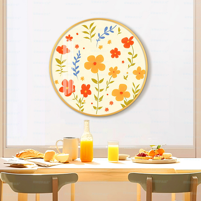 [Algodón importado] Mona Lisa real bordado cruzado de cuatro hojas frescas plantas floral decoración bordada a mano image 1