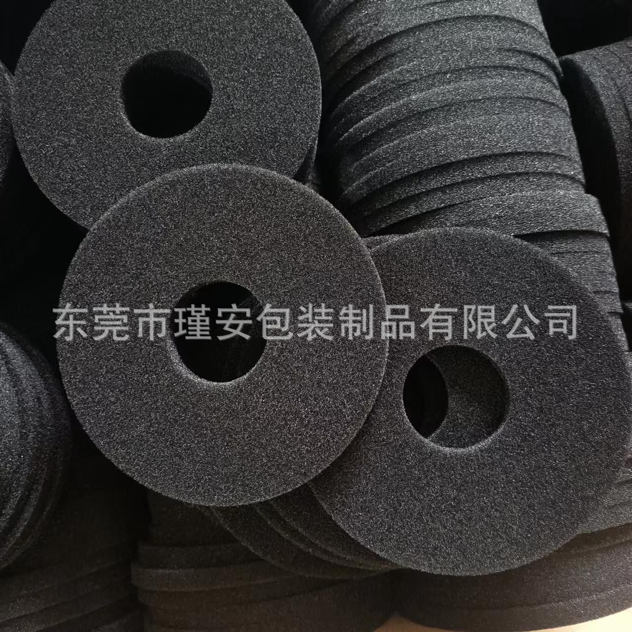 厂家直供三层塑料盐边盒海绵垫沾盐器棉鸡尾酒调味盒内衬圆形海绵