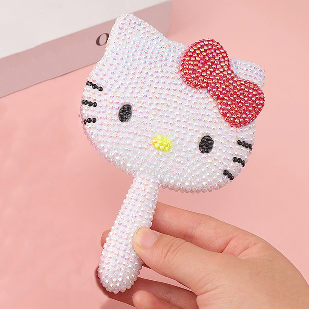 (Cross-border trading), sanrio, Hello Kitty, hello kitty, handheld mirror, cat, DIY