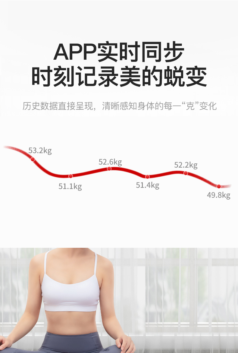 美菱体重秤体脂秤电子人体秤电子秤体重称