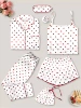 Fuchsia set heart-shaped, 7 pieces