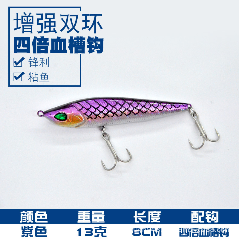 2 Pcs Sinking Minnow Fishing Lures Hard Baits Fresh Water Bass Swimbait Tackle Gear