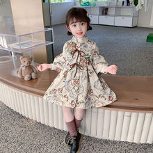女童外套春装2025新款洋气儿童中长款风衣网红童装女宝宝春季上衣
