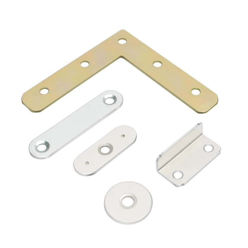 Ronggu manufacturer wholesale thickened cold -rolled steel corner code straight code 180 degrees straight flat furniture connector