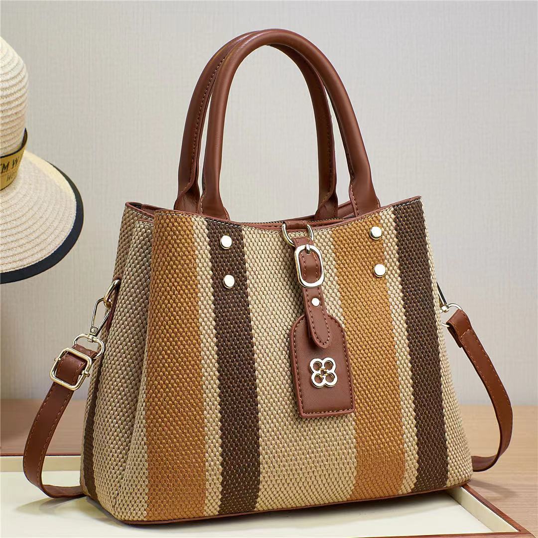 Bolso de mujer nuevo bolso de estilo nuevo estilo de alta calidad de gran capacidad estilo occidental 2024 moda todo fósforo simple bolso de mensajero de un solo hombro