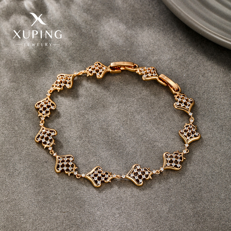 La moda europea y americana transfronteriza hermosa pulsera de amor hueco de pulsera