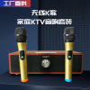 family sound combination suit go to karaoke Artifact 2022 new pattern wireless Microphone woodiness loudspeaker box The whole people go to karaoke suit