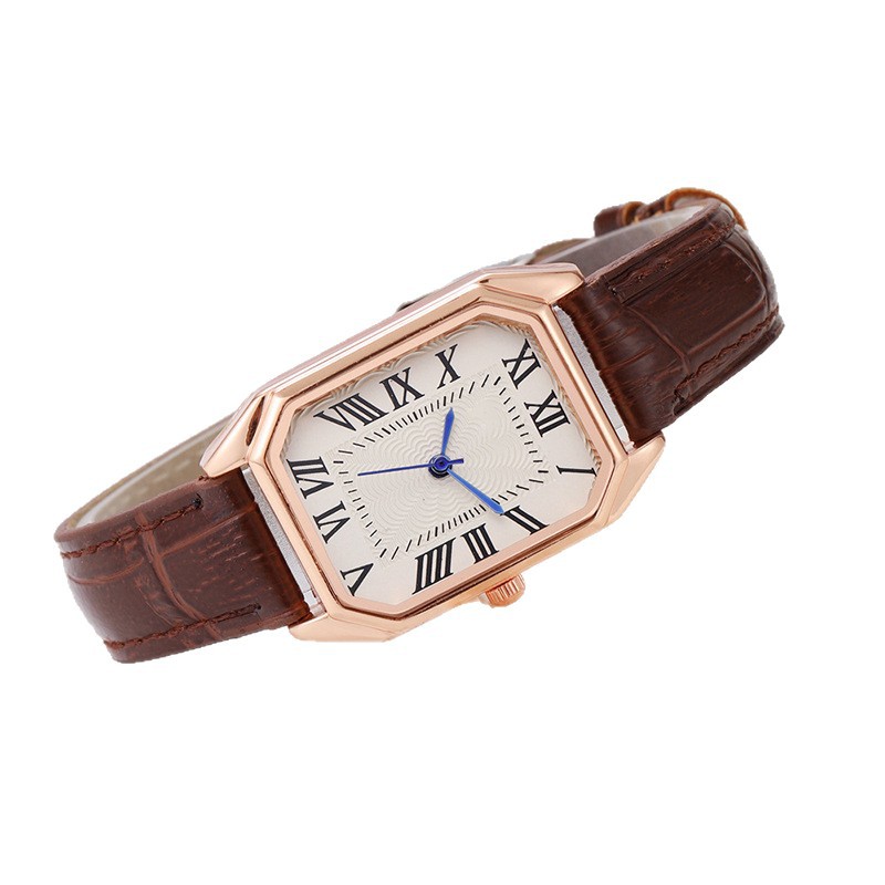 Reloj retro transfronterizo mujer moda elegante estilo barril literario tendencia simple relojes de cuarzo fabricantes al por mayor image 6